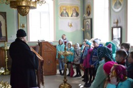 Экскурсия по храму для учащихся школы 4 г. Орехово Зуево